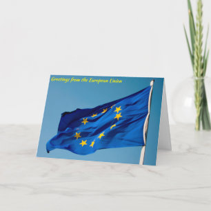 EU flag Card