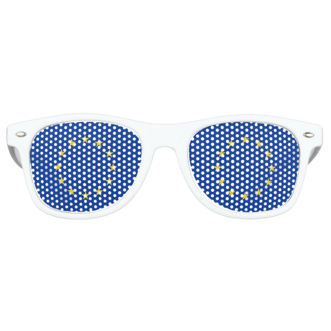 EU Flag Retro Sunglasses (Front)