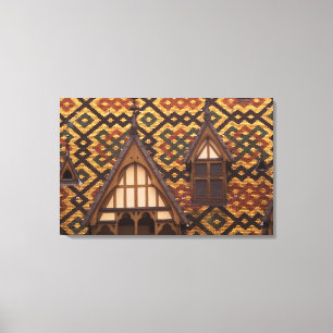EU, France, Burgundy, Cote d'Or, Beaune. Tiled Canvas Print
