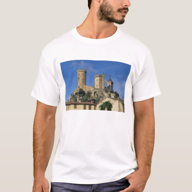 EU, France, Foix, Ariege, Pyrenees. Chateau T-Shirt (Front)