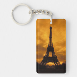 EU, France, Paris.  Eiffel Tower. Key Ring