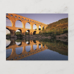 EU, France, Provence, Gard, Pont du Gard. 2 Postcard