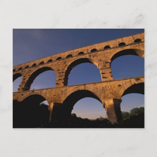 EU, France, Provence, Gard, Pont du Gard. 4 Postcard