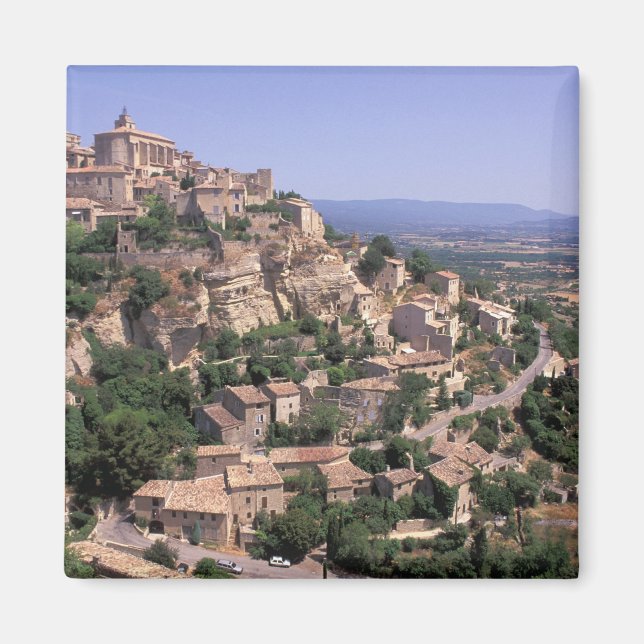 EU, France, Provence, Luberon, Gordes Magnet (Front)