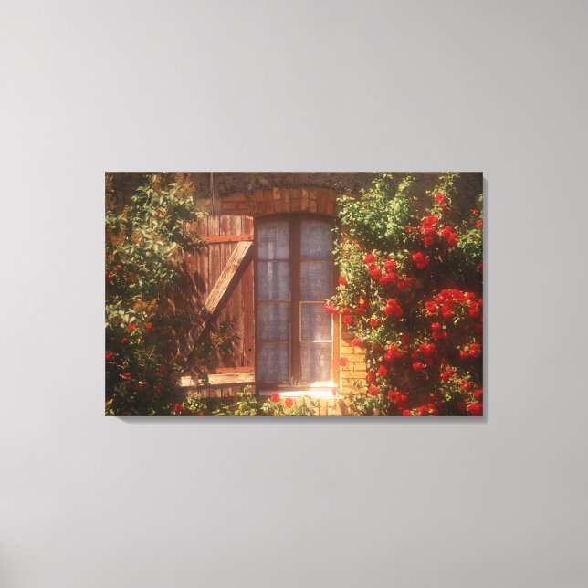 EU, France, Provence, Vaucluse, Apt. House Canvas Print (Front)