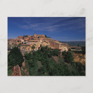 EU, France, Provence, Vaucluse, Roussillon. 4 Postcard
