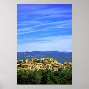EU, France, Provence, Vaucluse, Roussillon. Poster