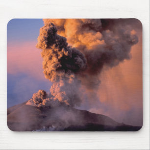 EU, Italy, Sicily, Mt. Etna summit vent Mouse Pad