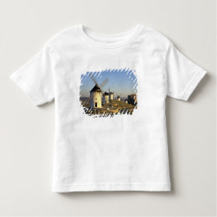 EU, Spain, La Mancha, Consuegra. Windmills and Toddler T-Shirt