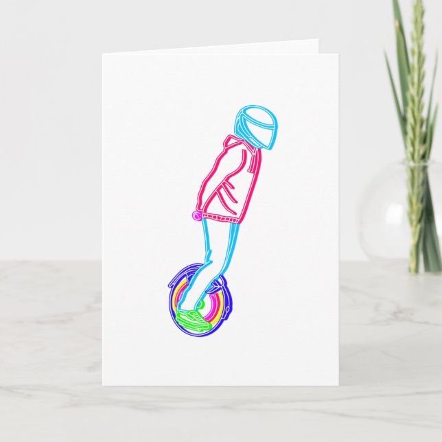 EUC Full Tilt Neon E Unicycle Card (Front)