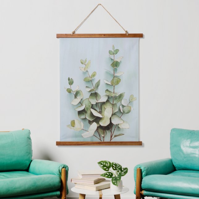 eucaliptus Wood Topped Wall Tapestry (Living Room)
