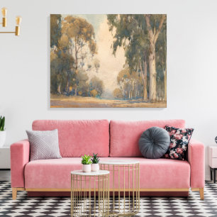 Eucalyptus (1922) – Delicate Watercolor Botanical Canvas Print