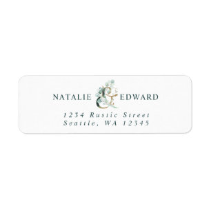 Eucalyptus Ampersand Gold Green Address