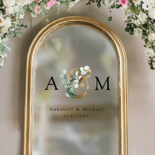 Eucalyptus, Ampersand, Monogram, Wedding (Creator Uploaded)