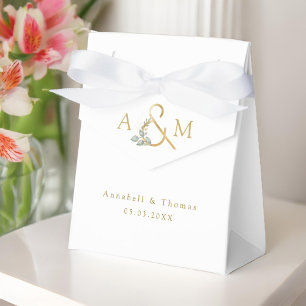 Eucalyptus Ampersand Wedding Box Geschenkschachtel