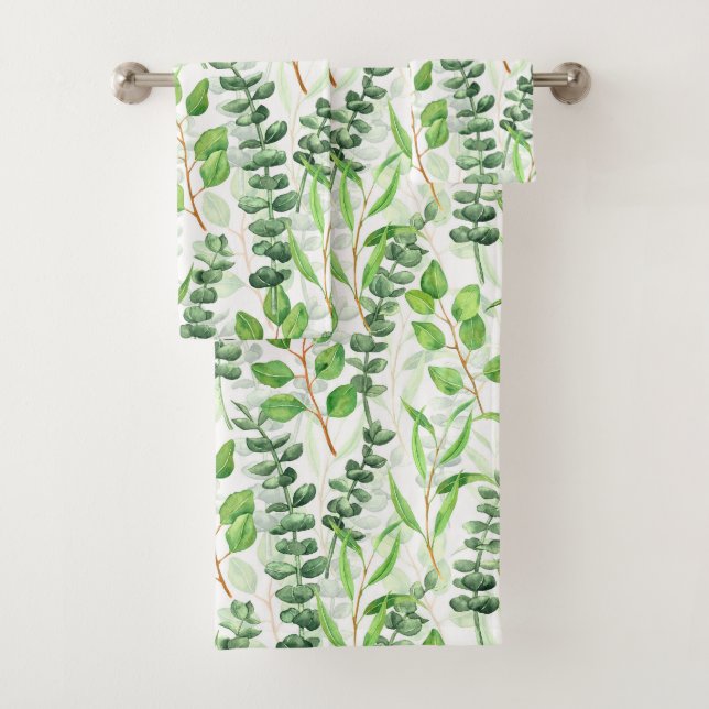 Eucalyptus Bath Towel Set (Insitu)