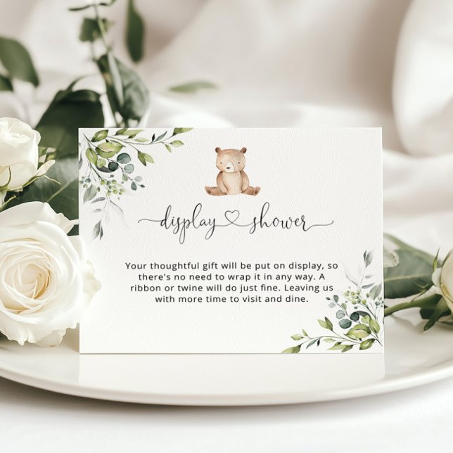 Eucalyptus bear display shower (Creator Uploaded)