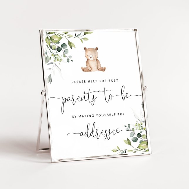 Eucalyptus bear help the busy parents to be poster (Creator Uploaded)