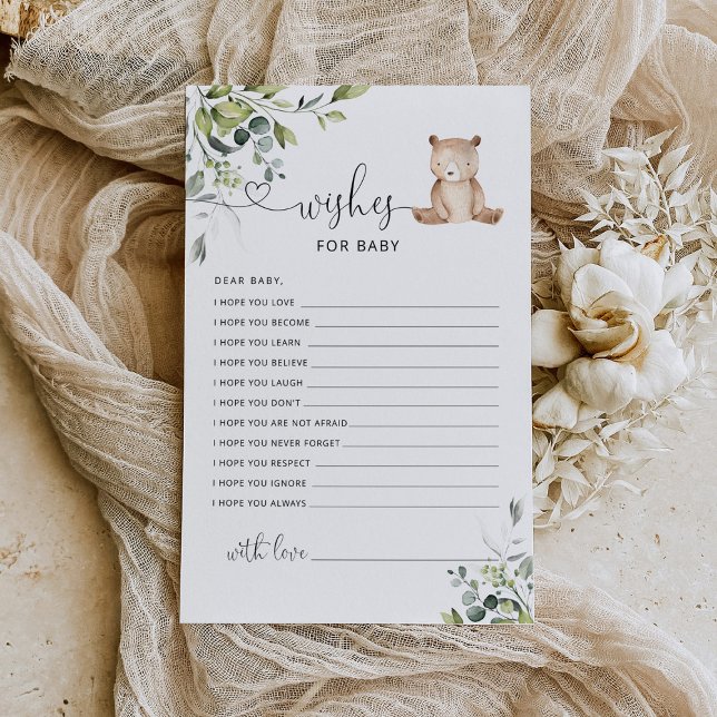 Eucalyptus bear wishes for baby (Creator Uploaded)