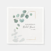 Eucalyptus Botanical Geometric Bridal Shower