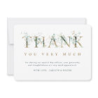 Eucalyptus Botanical Letter Gold