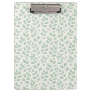 Eucalyptus Botanical Pattern Clipboard