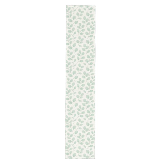 Eucalyptus Botanical Pattern Medium Table Runner (Front)