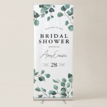 Eucalyptus Bridal Shower Banner