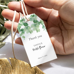 Eucalyptus Bridal Shower Elegant Gift Tags