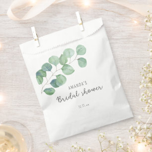 Eucalyptus - bridal shower favour bags