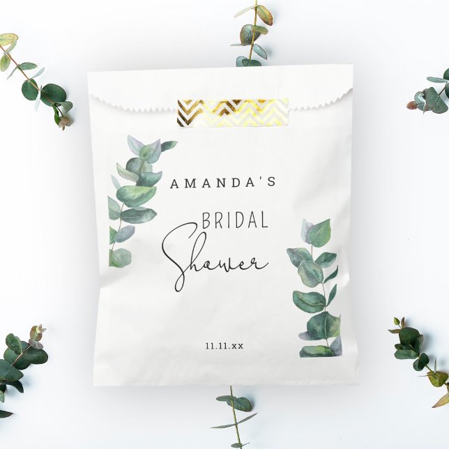 Eucalyptus - bridal shower  favour bags (Creator Uploaded)