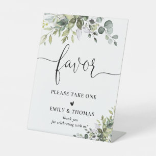 Eucalyptus Bridal Shower Favour Sign