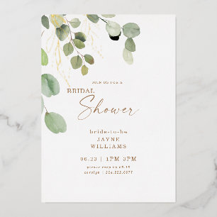 Eucalyptus Bridal Shower Gold