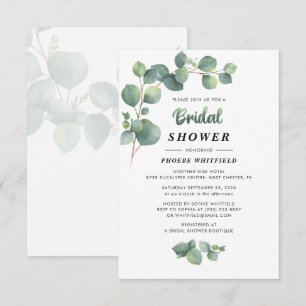 Eucalyptus Bridal Shower Invitation