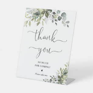 Eucalyptus Bridal Shower Thank You Sign