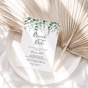 Eucalyptus Brunch with the Bride Shower  Invitation