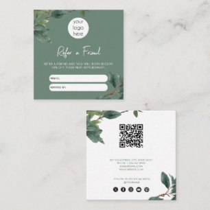 Eucalyptus Business Refer A Friend Referral Card