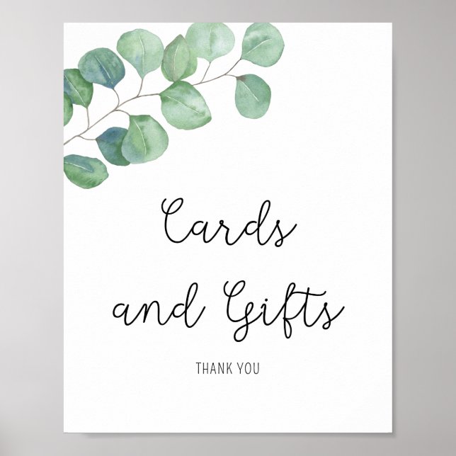 Eucalyptus - Cards and Gifts Poster (Front)