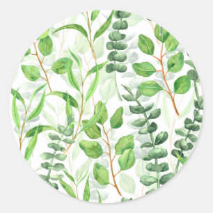 Eucalyptus Classic Round Sticker