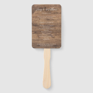 Eucalyptus Dusty Rose Program Greenery Floral Hand Fan