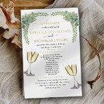 Eucalyptus Elegant Calligraphy Wedding Program<br><div class="desc">itinerary weddings,  ceremony programs,  wedding programs,  wedding vow renewal program templates,  example of wedding program,  wedding program template</div>