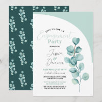 Eucalyptus Engagement Party Couples Shower Leaves