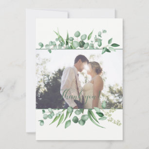 Eucalyptus Envy Photo Thank You Cards