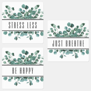 Eucalyptus Essential Oil Roller Bottle Labels