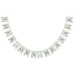 Eucalyptus & Fern Rings Wedding Banner