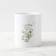 Eucalyptus Floral Watercolor Speciality Mug