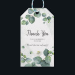 Eucalyptus Foliage Greenery Script Bridal Shower Gift Tags<br><div class="desc">Trendy and modern botanical themed bridal shower favour tags featuring greenery eucalyptus with watercolor blush background. 
Easily change the details by clicking the "Personalise" button.</div>