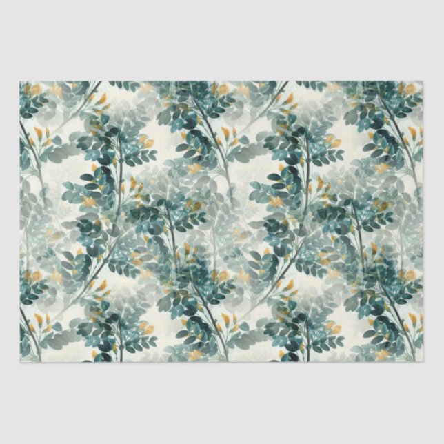  Eucalyptus Foliage  Tissue Paper (Front)