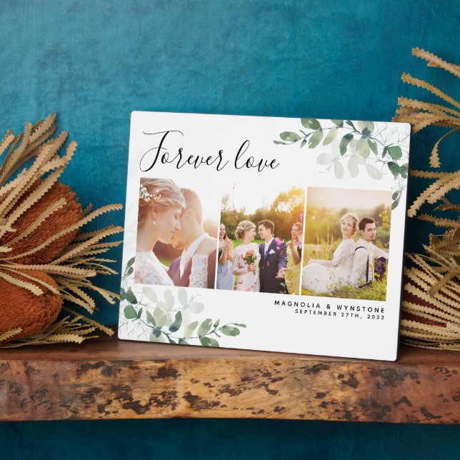 Eucalyptus Forever Love 3 Photo  Plaque (Side)