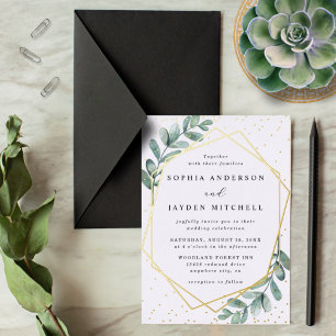 Eucalyptus Geometric Wedding Real